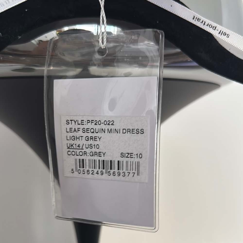 Self Portrait Leaf Sequin Mini Dress - Picture 4 of 9